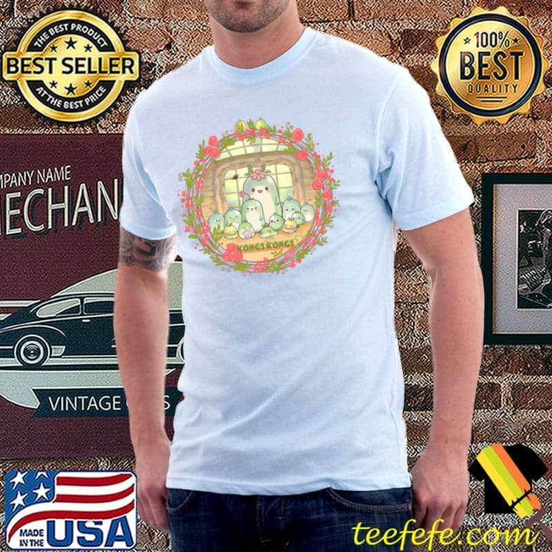 Kongs Mochipang Cute Character T-Shirt Unisex Kongs Mochipang Cute Character T-Shirt Unisex
