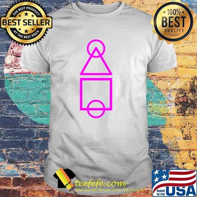 Korean Squid Game symbols Circle triangle Square T-shirt