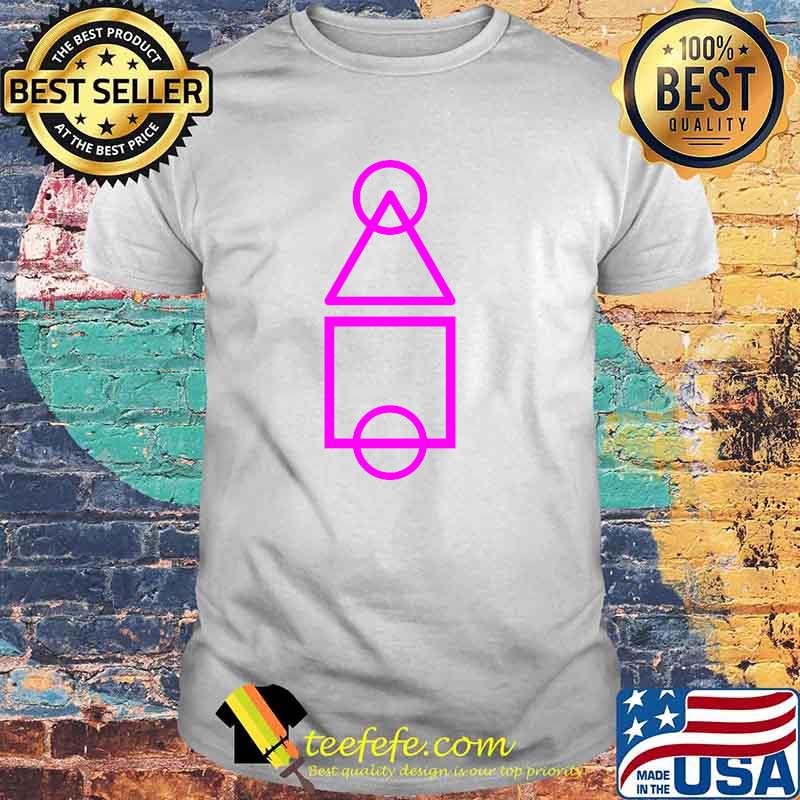 Korean Squid Game symbols Circle triangle Square T-shirt