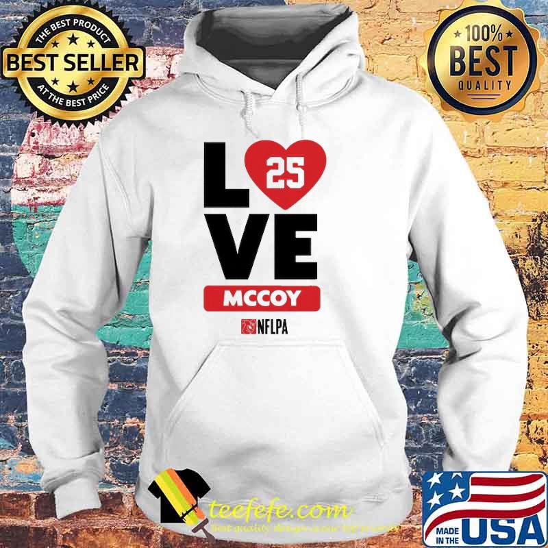L 25 Love MCCOY NFLPA Shirt Hoodie L 25 Love MCCOY NFLPA Shirt Hoodie