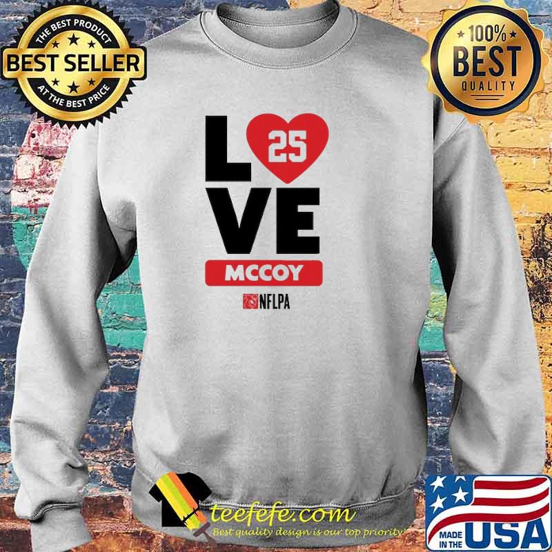L 25 Love MCCOY NFLPA Shirt Sweater L 25 Love MCCOY NFLPA Shirt Sweater