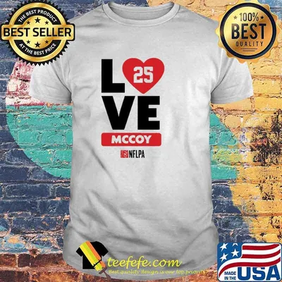 L 25 Love MCCOY NFLPA Shirt