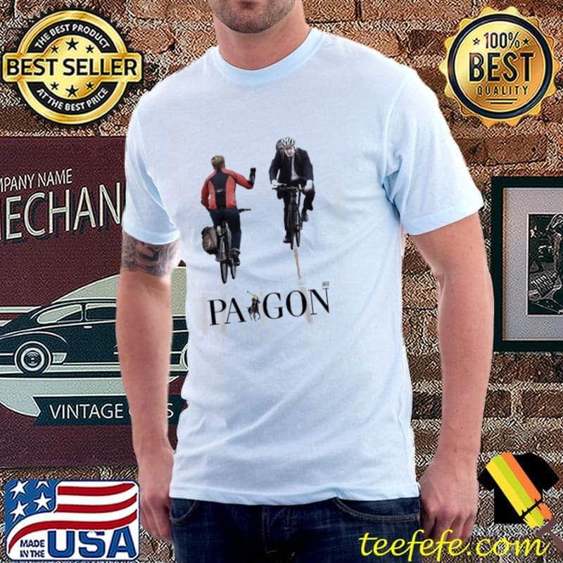 Lauren Ralph Lauren Pagon Man Riding A Bicycle Shirt