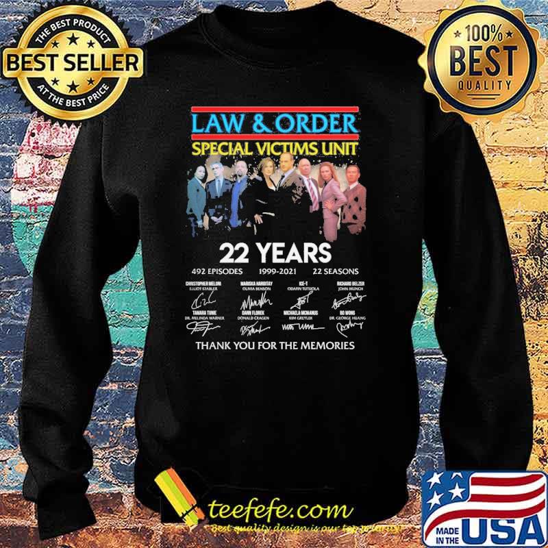 Law And Order Special Victims Unit 22 Years Signature Shirt Sweater Law And Order Special Victims Unit 22 Years Signature Shirt Sweater