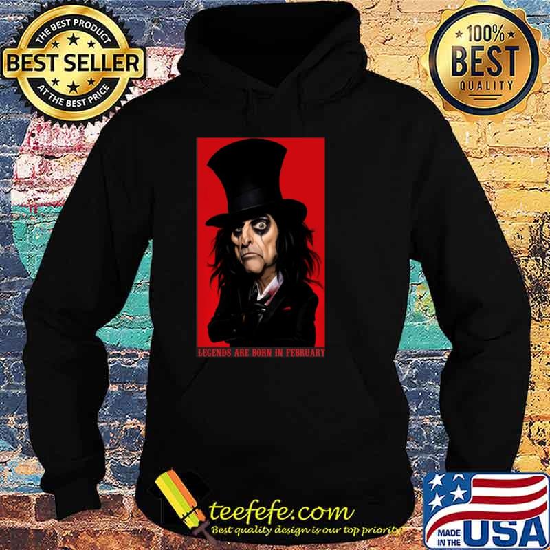 Legend Are Born In February Alice Cooper Chibi Shirt Hoodie Legend Are Born In February Alice Cooper Chibi Shirt Hoodie
