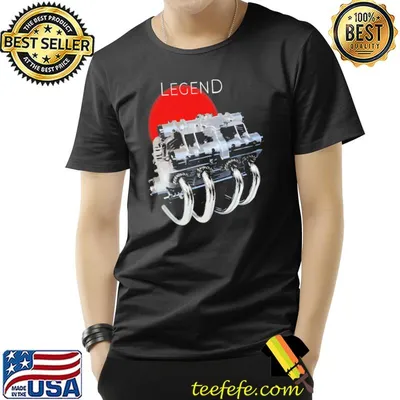 Legend motorcycle pop art shirt