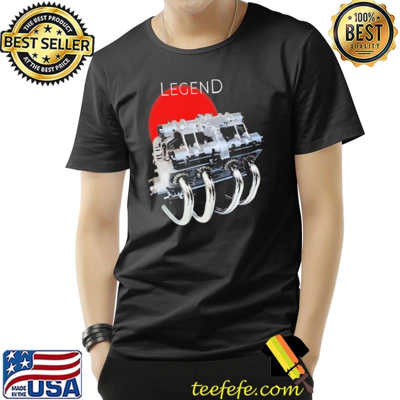 Legend motorcycle pop art shirt