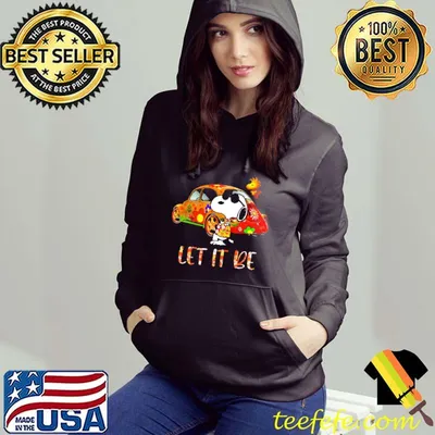 Let It Be Snoopy Car Shirt