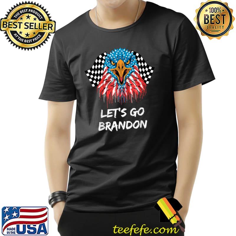 Let's Go Biden or Brandon American Flag Eagle T-Shirt Unisex Let's Go Biden or Brandon American Flag Eagle T-Shirt Unisex