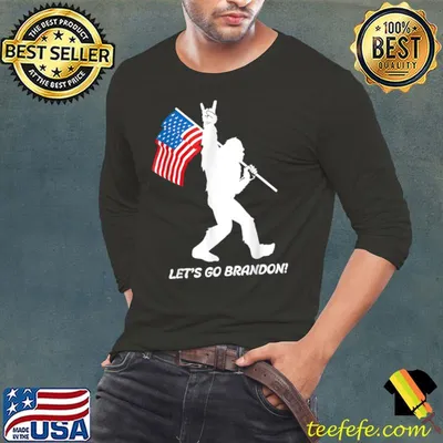 Let's Go Brandon American Flag Impeach Biden T-Shirt