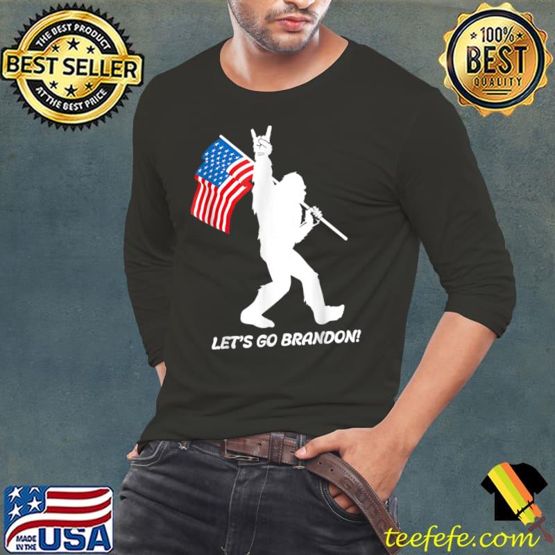 Let's Go Brandon American Flag Impeach Biden T-Shirt Let's Go Brandon American Flag Impeach Biden T-Shirt