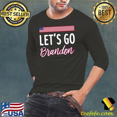 Let's Go Brandon Amrican Flag T-Shirt