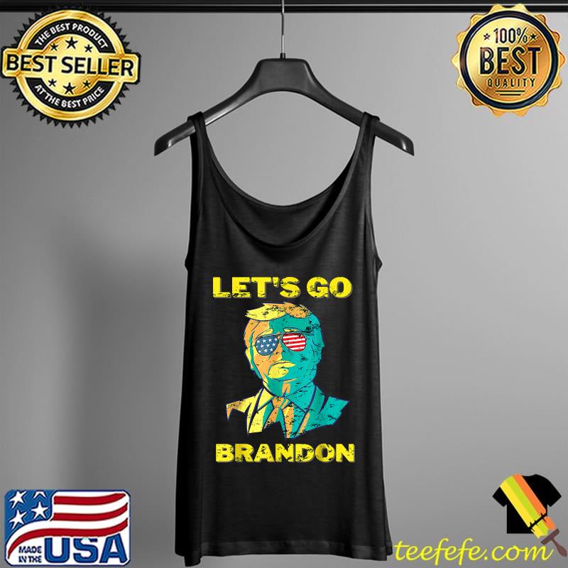 Let's Go Brandon Anti Joe Biden Chant American Sunglasses T-Shirt Tank Top Let's Go Brandon Anti Joe Biden Chant American Sunglasses T-Shirt Tank Top