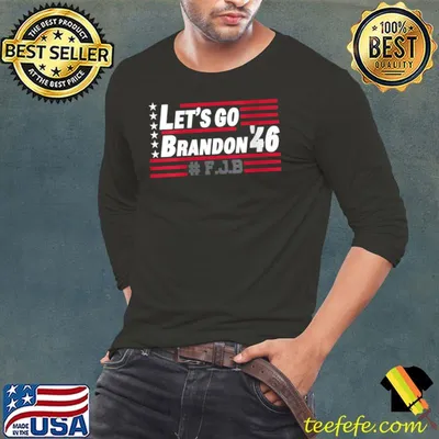 Let's Go Brandon Conservative Anti Liberal US Flag FJB T-Shirt