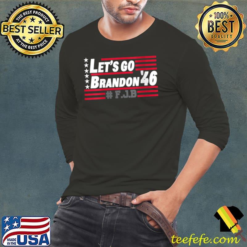 Let's Go Brandon Conservative Anti Liberal US Flag FJB T-Shirt