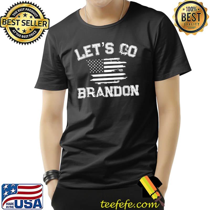 Let's Go Brandon Conservative Anti Liberal US Flag Vintage T-Shirt Unisex Let's Go Brandon Conservative Anti Liberal US Flag Vintage T-Shirt Unisex