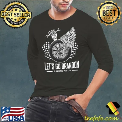 Let's Go Brandon Cool Racing Motor Funny Conservative Gift T-Shirt