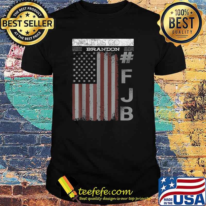 Let's Go Brandon #FJB American flag T-Shirt