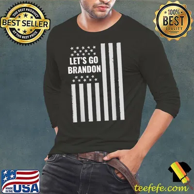 Let's Go Brandon Flag Funny T-Shirt