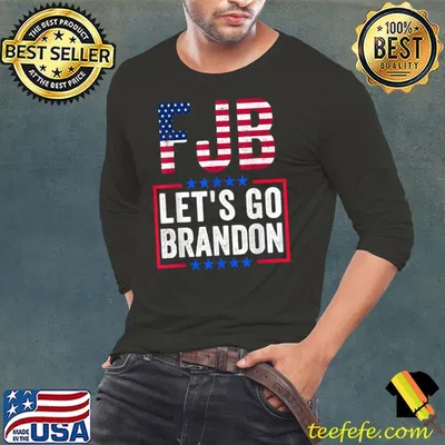 Let's Go Brandon Flag Sunglasses Funny Anti Bien Club T-Shirt