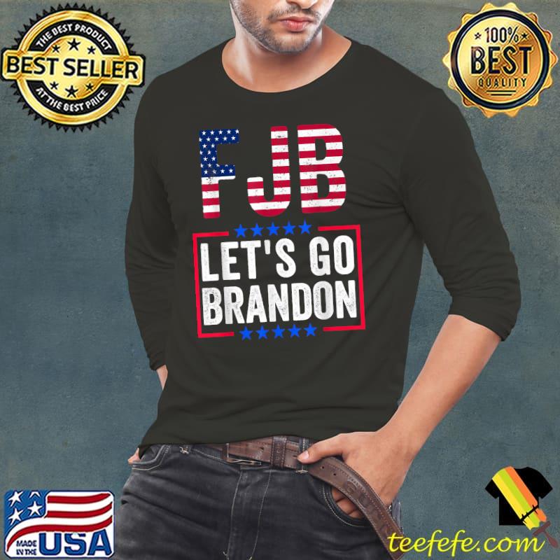 Let's Go Brandon Flag Sunglasses Funny Anti Bien Club T-Shirt