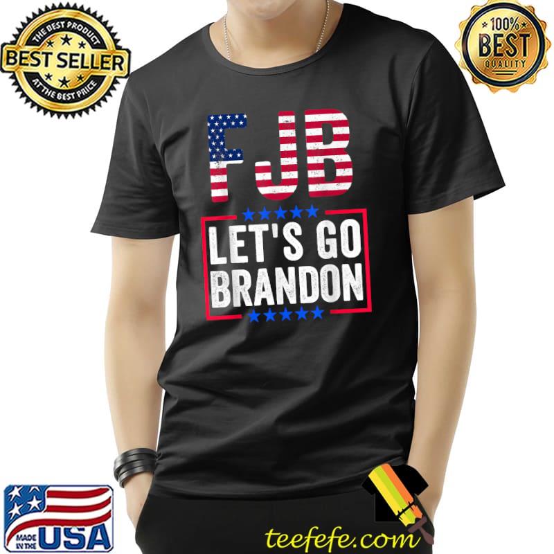 Let's Go Brandon Flag Sunglasses Funny Anti Bien Club T-Shirt
