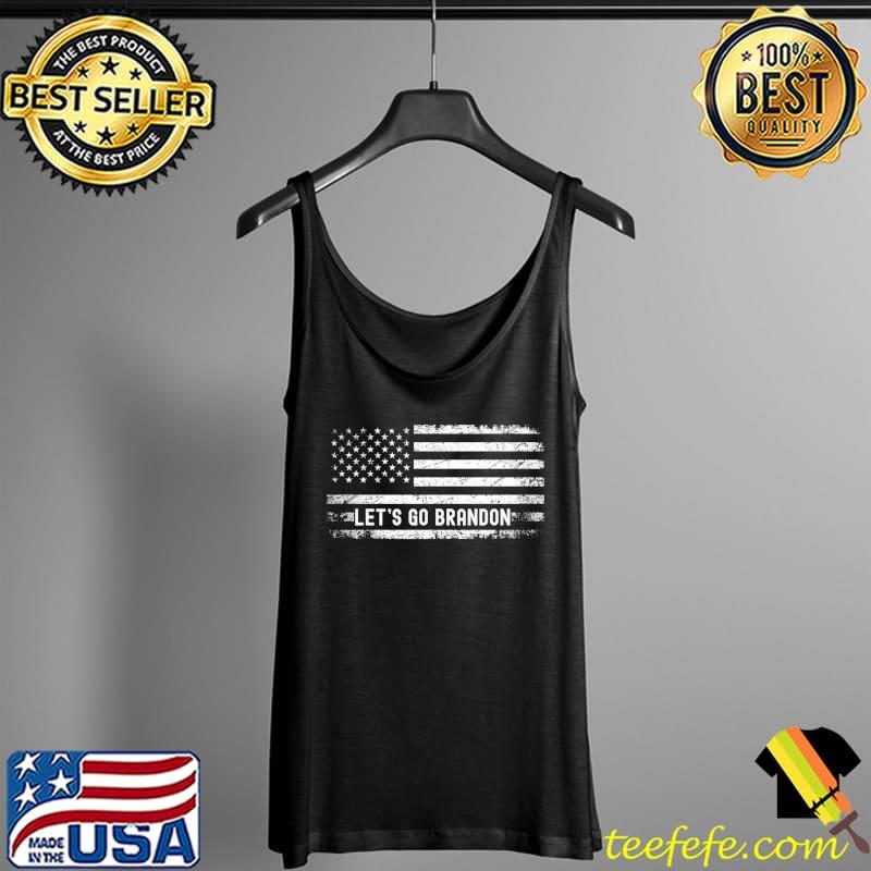 Let's Go Brandon Flag Sunglasses T-Shirt Tank Top Let's Go Brandon Flag Sunglasses T-Shirt Tank Top