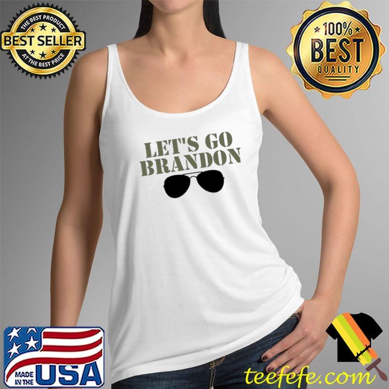Let's Go Brandon glass T-Shirt Tank Top Let's Go Brandon glass T-Shirt Tank Top