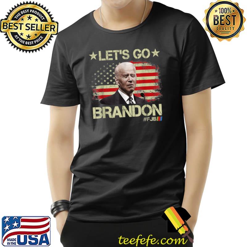 Let's Go Brandon Liberal US Flag Joe Biden T-Shirt Unisex Let's Go Brandon Liberal US Flag Joe Biden T-Shirt Unisex
