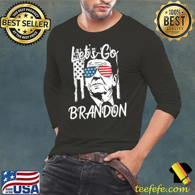 Let's Go Brandon US Flag T-Shirt