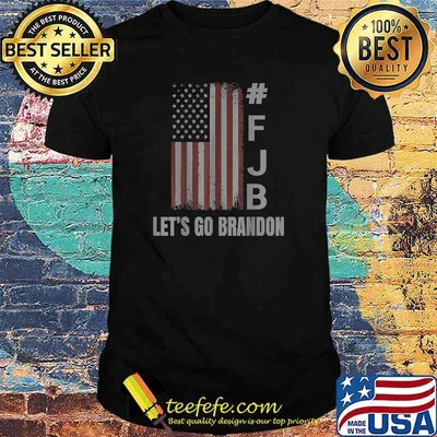 Let's Go Brandon US Flag Vintage T-Shirt