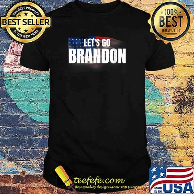 Let's Go Brandon USA FLAG lets go brandon T-Shirt