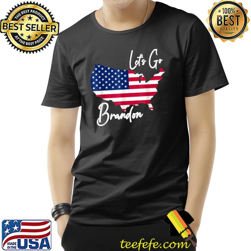 Lets Go Brandon America Map T-Shirt Unisex Lets Go Brandon America Map T-Shirt Unisex