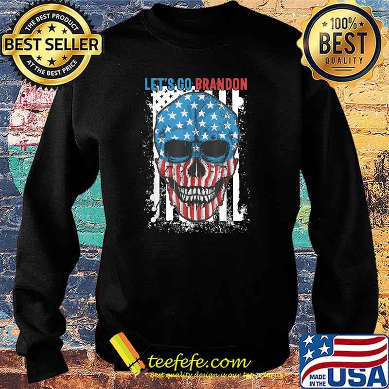 Lets Go Brandon Chant Halloween Conservative Vintage US Flag T-Shirt Sweater Lets Go Brandon Chant Halloween Conservative Vintage US Flag T-Shirt Sweater