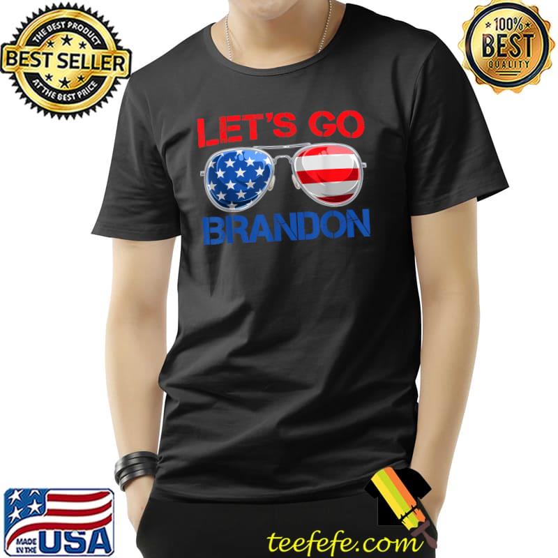 Let’s Go Brandon Funny Vintage American Flag Sunglasses T-Shirt Unisex Let’s Go Brandon Funny Vintage American Flag Sunglasses T-Shirt Unisex