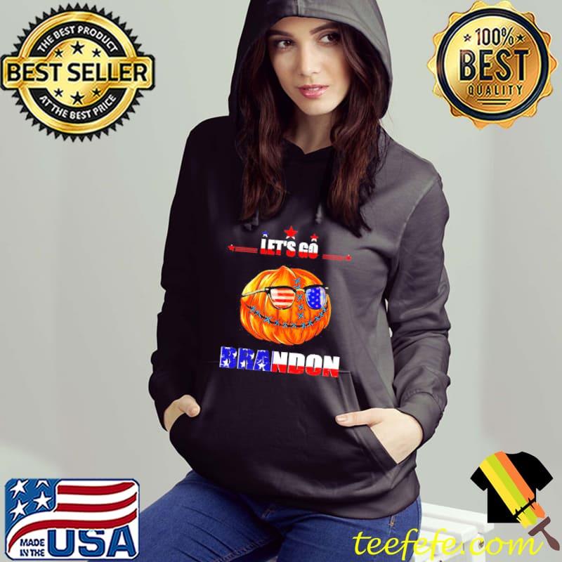 Let’s Go Brandon Halloween Pumpkin America Flag Shirt Hoodie Let’s Go Brandon Halloween Pumpkin America Flag Shirt Hoodie