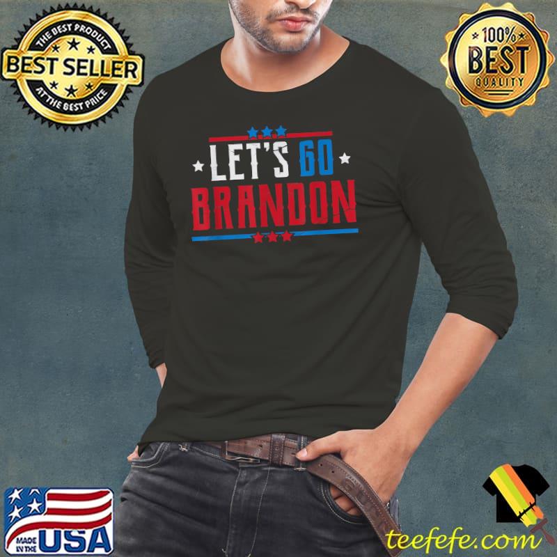 Lets Go Brandon Tee, Anti Liberal Conservative American Flag T-Shirt