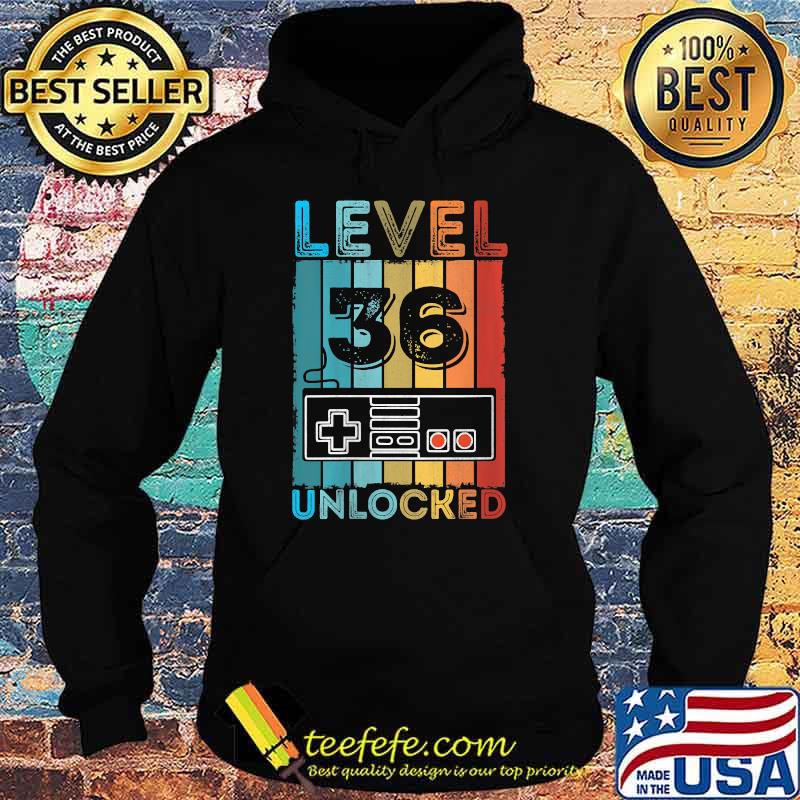 Level 36 Unlocked Video Game T-Shirt Hoodie Level 36 Unlocked Video Game T-Shirt Hoodie