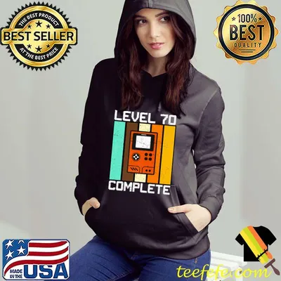 Level 70 Complete I 70. Birthday Portable Gaming Premium T-Shirt