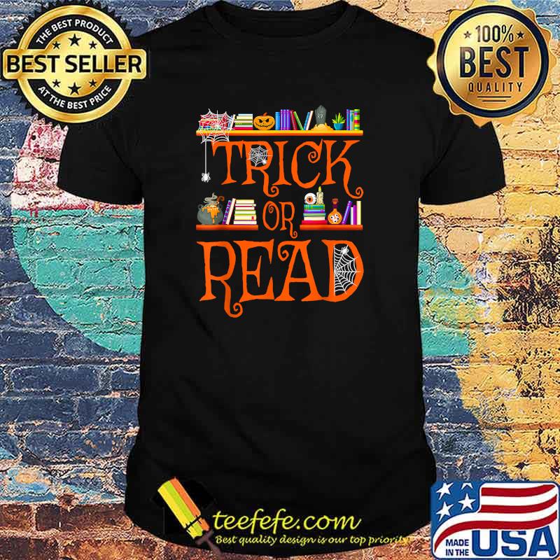 Librarian Trick or Read Library Event Halloween Book Lovers T-Shirt