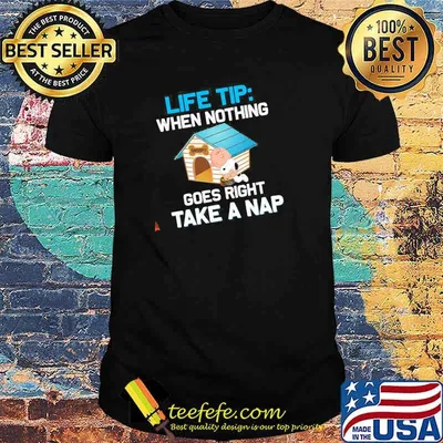 Life Trip When Nothing Goes Right Take A Nap Snoopy Shirt