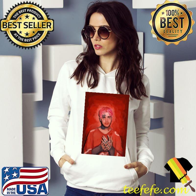 Lil Peep Digital Portrait Baseball Shirt Hoodie Lil Peep Digital Portrait Baseball Shirt Hoodie