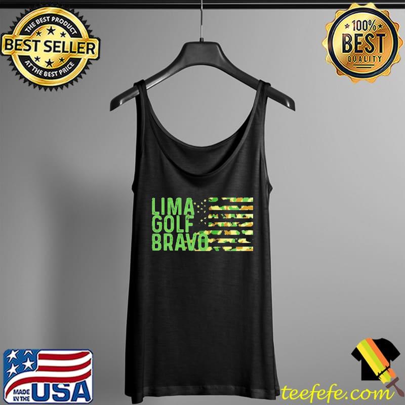Lima Golf Bravo American flag Tank Top Lima Golf Bravo American flag Tank Top