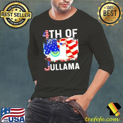 Llama 4th Of July Jullama Shirt