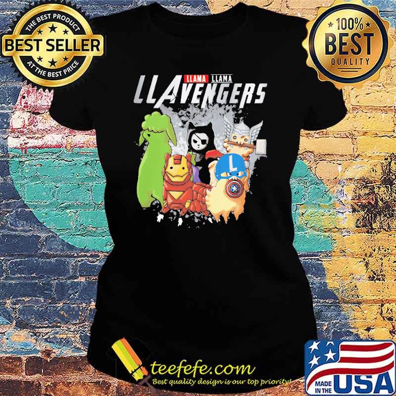 Llama avengers captain american hulk thor ironman s Ladies tee Llama avengers captain american hulk thor ironman s Ladies tee