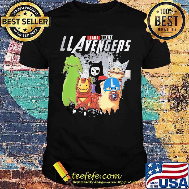 Llama avengers captain american hulk thor ironman shirt Llama avengers captain american hulk thor ironman shirt