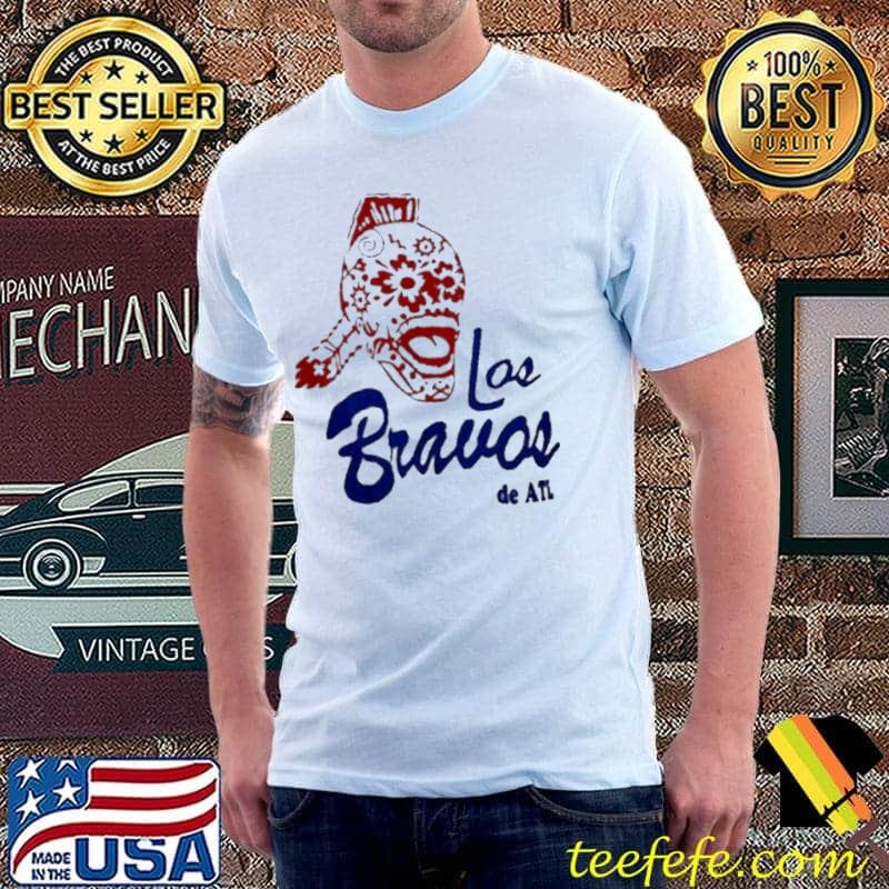 Atlanta Braves Los Bravos logo 2022 T-shirt, hoodie, sweater, long sleeve  and tank top