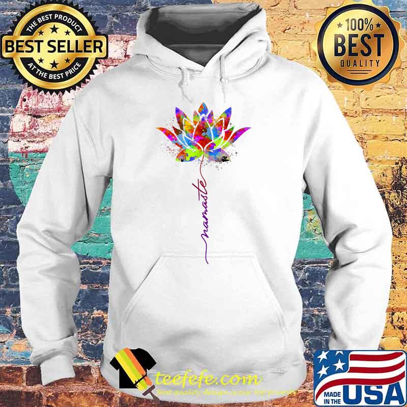 Lotus Flower Namaste Yoga Lover Watercolor Meditation Zen T-Shirt Hoodie Lotus Flower Namaste Yoga Lover Watercolor Meditation Zen T-Shirt Hoodie