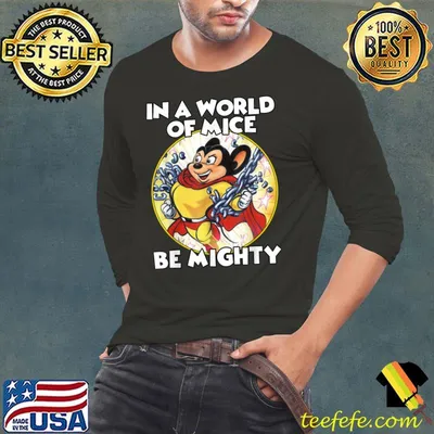 Love Mightys Art Mouse Essential Animals Characters For Fans T-Shirt