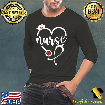Love Nurse Cute Nurse ER Nurse RN Nurse CNA Nurse Life Scrub T-Shirt